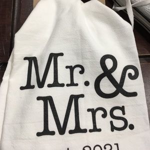 Altar’d State Mr & Mrs est 2021 tea towel